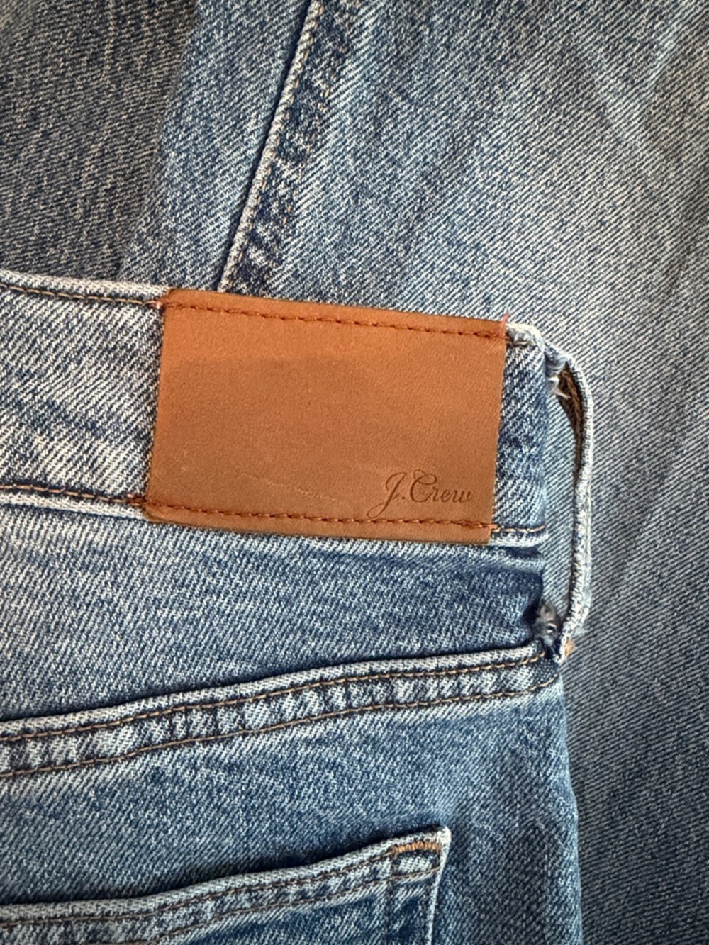J. Crew Straight-Leg Jeans in Medium Blue Wash - Picture 4 of 4
